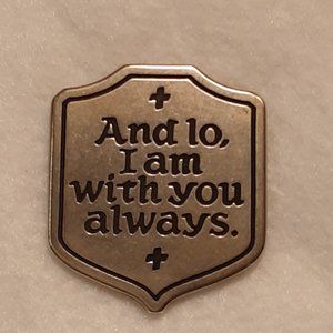 James Avery Pocket Piece Retired And lo, I am with you always.